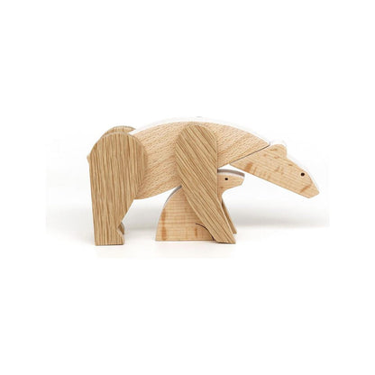 Oso Polar de Madera Magnético – Esnaf Toys