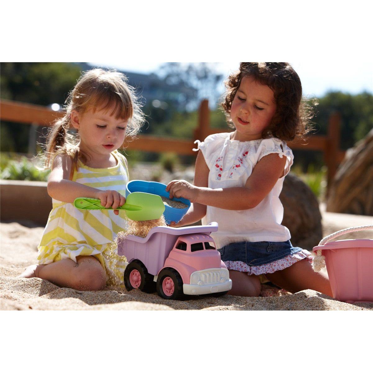 Camión Volquete Rosa Green Toys