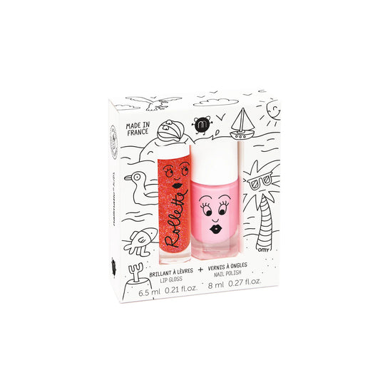 Pack de Esmalte y Brillo Labial Holidays - Nailmatic