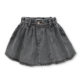 Falda Vaquera con Estampado Sproet – Washed Black | Sproet & Sprout