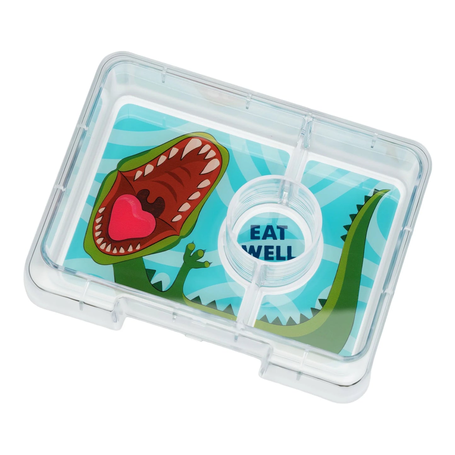 Fiambrera  Snack 3C “Jurassic Green + Shark”- Yumbox