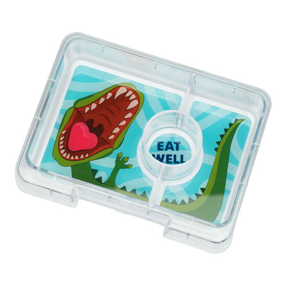 Fiambrera  Snack 3C “Jurassic Green + Shark”- Yumbox