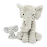 Elefante Gris Claro Mamá y Bebé | Les Ptipotos