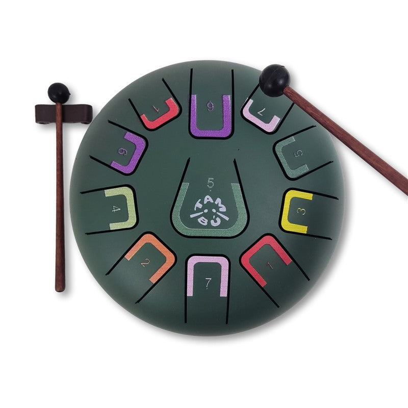 Tambú 8" 11notas - Verde Jungla mate