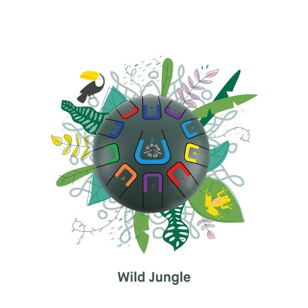 Tambú 8" 11notas - Verde Jungla mate