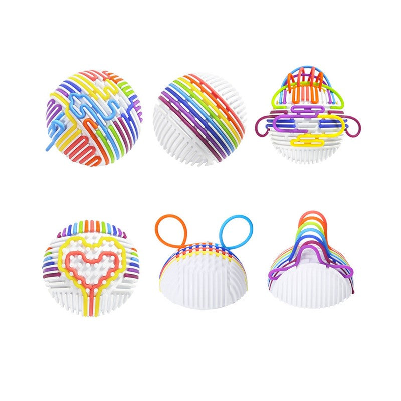 Pelota Sensorial Creativa con Tiras de Silicona – Miwis