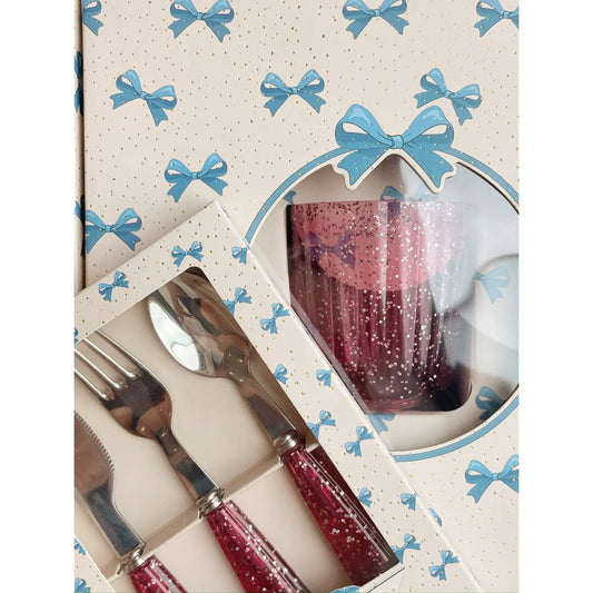Set de cubiertos Glitter - Konges Sløjd