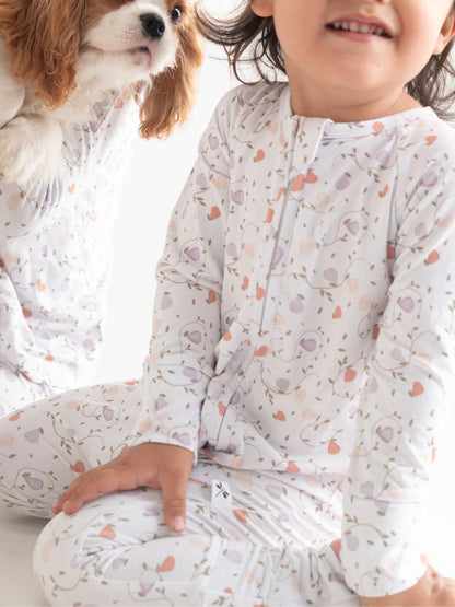 Pijama de Bambú con Cremallera Sweet Pears – LiluLila