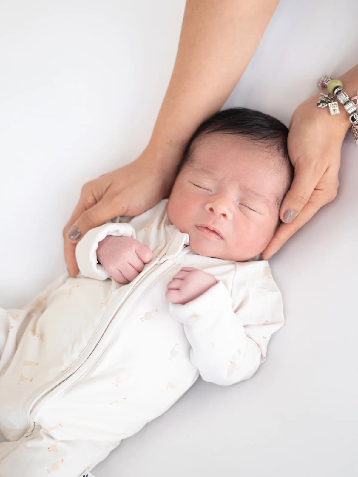 Pijama de Bambú con Cremallera Sweet Geese – LiluLila