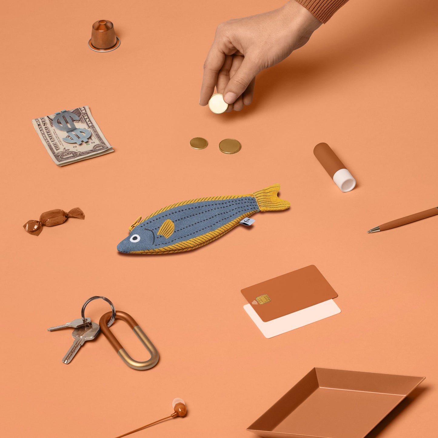 Monedero Fusilier Azul – Don Fisher