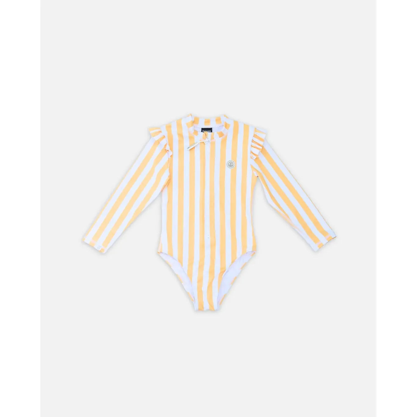 Girl's Long-Sleeved UPF50+ Swimsuit – Summer Stripes | Badawii