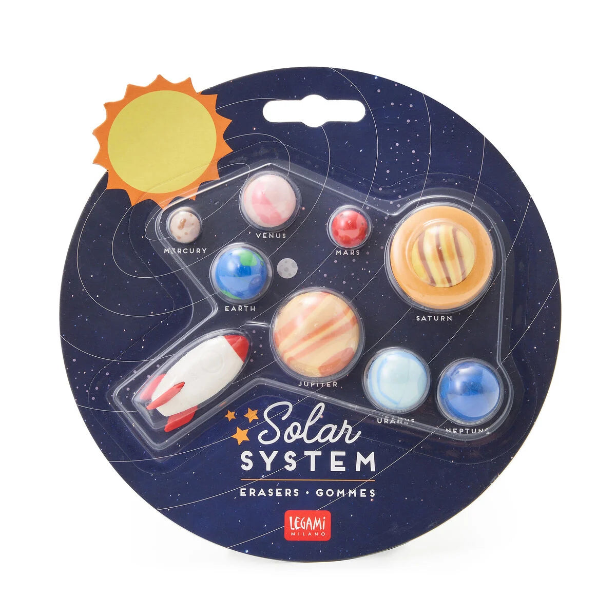 Set de Gomas “Sistema Solar” de Legami