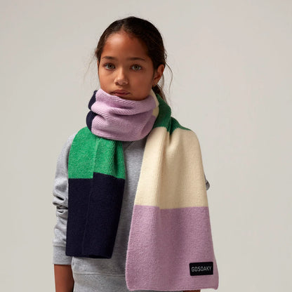 Bufanda “Bull Parade” – Lilac Multi - GOSOAKY