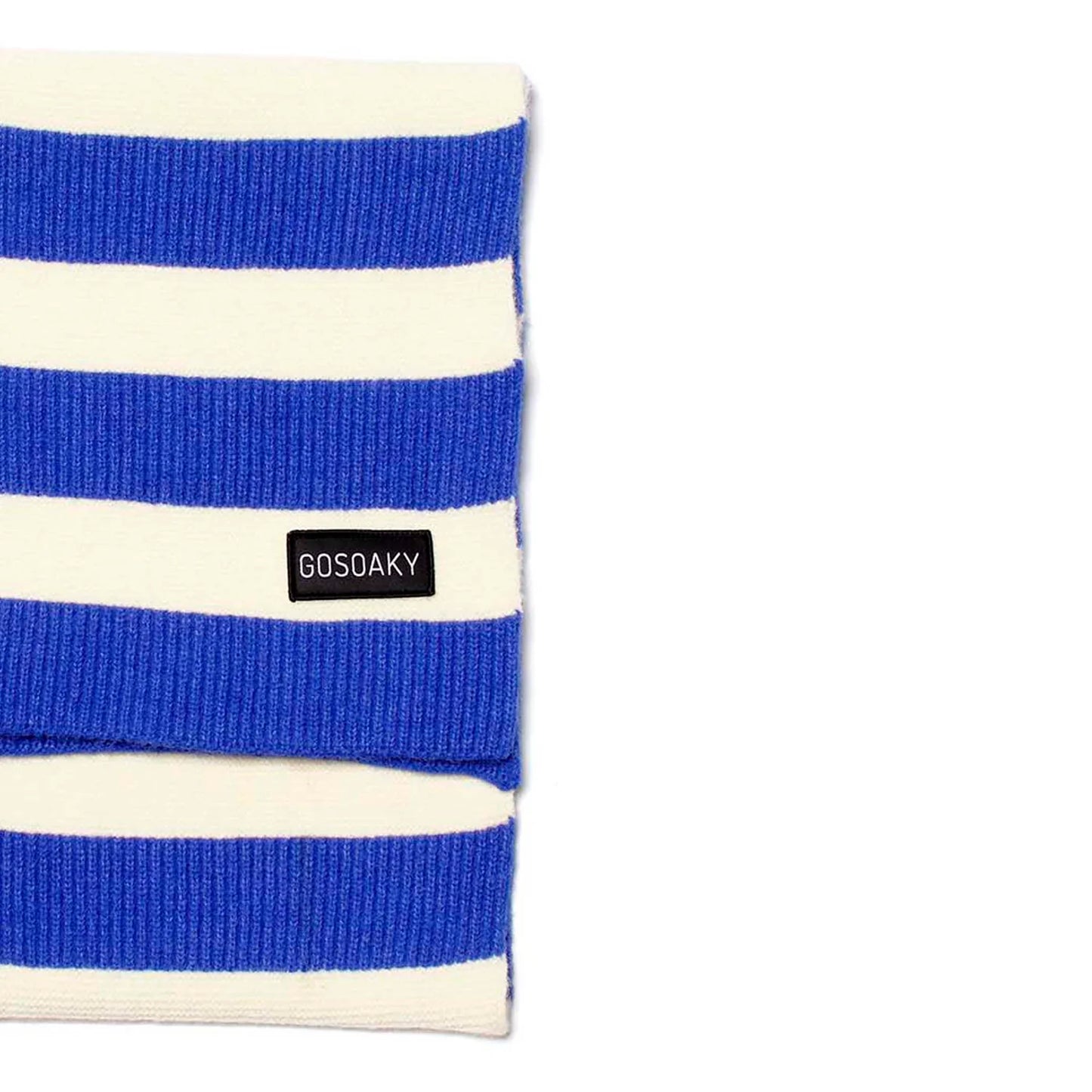 Bufanda “Chicken Run” – Bright Marina & White - GOSOAKY