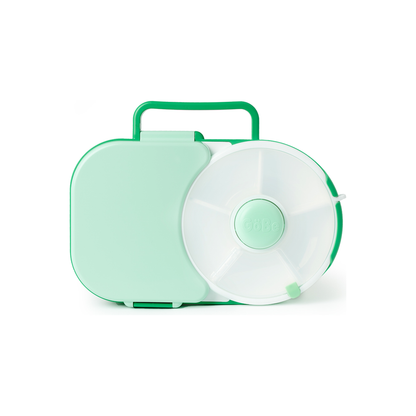 Caja de Almuerzo 2 en 1 con Spinner – Sage Green