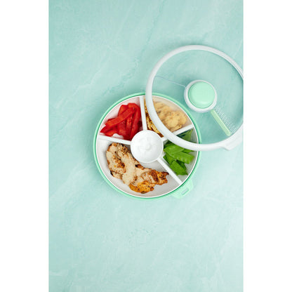 Caja de Almuerzo "Snack Spinner Flip" Mint Green – GoBe Kids
