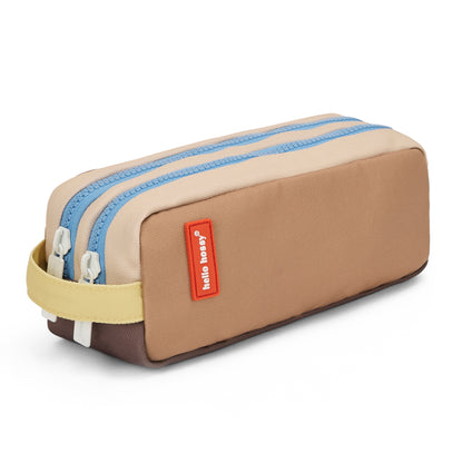 Estuche “Mini Walnut” de Hello Hossy ( 2 cremalleras )