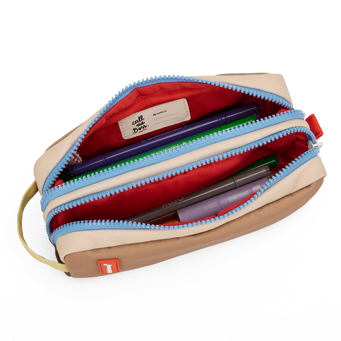 Estuche “Mini Walnut” de Hello Hossy ( 2 cremalleras )