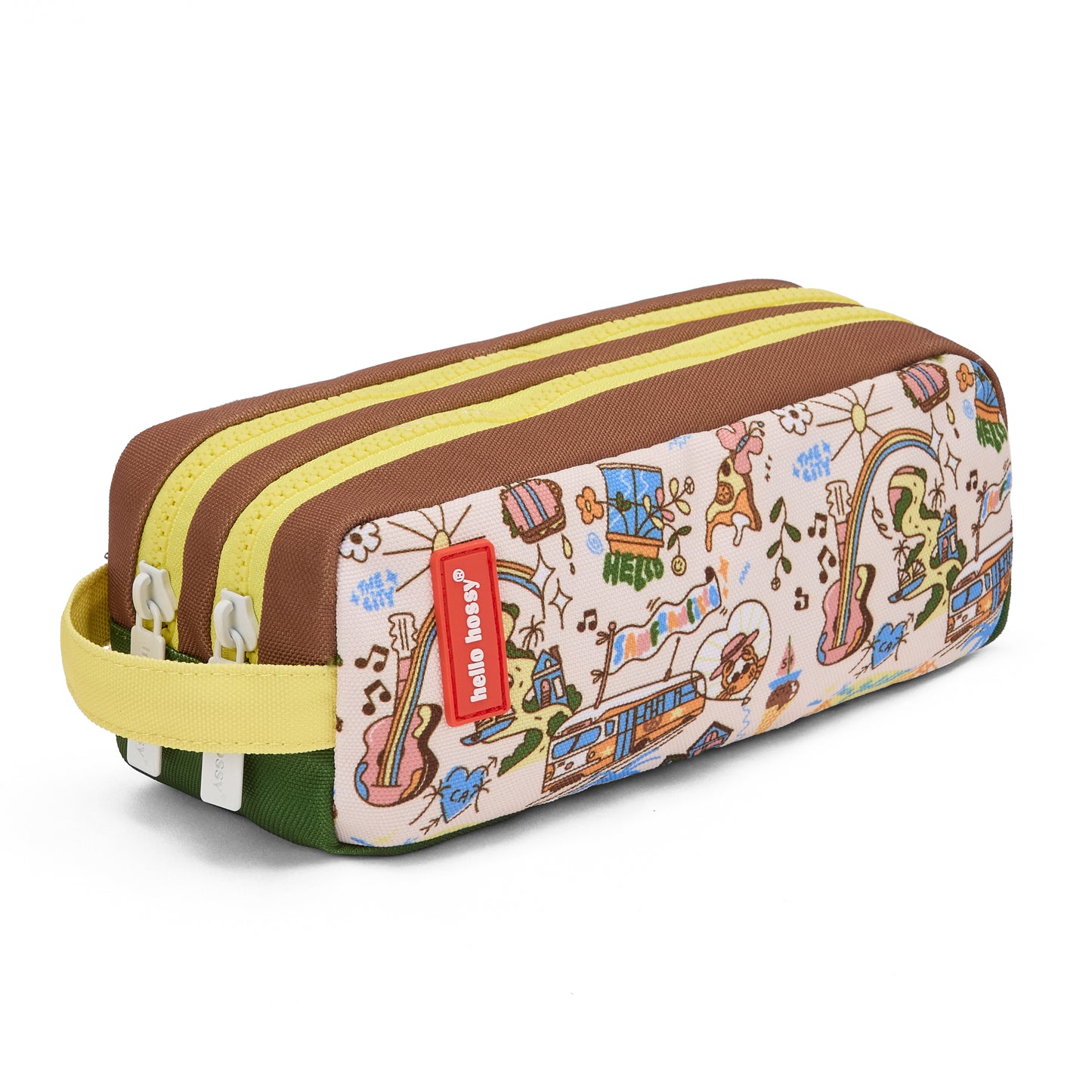 Estuche “San Francisco” de Hello Hossy (2 cremalleras)