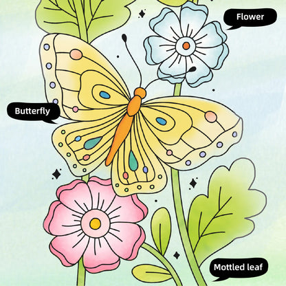 Libro Acuarela de Viaje¨Flores¨Mideer