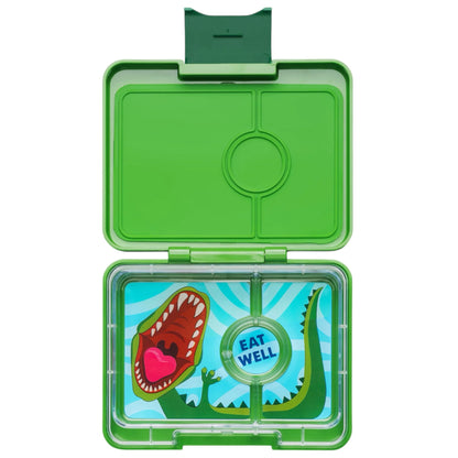 Fiambrera  Snack 3C “Jurassic Green + Shark”- Yumbox
