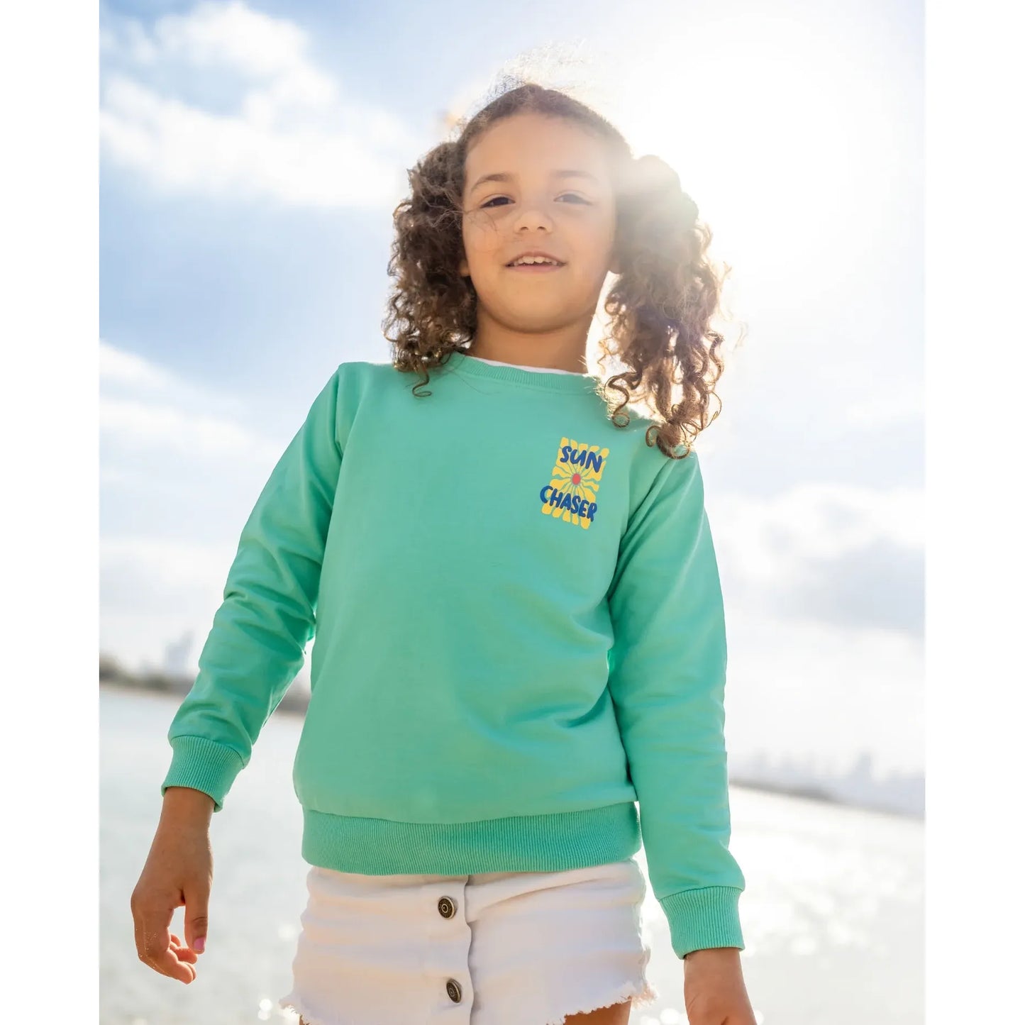 Kids' Sweatshirt – Sun Chaser | Badawii