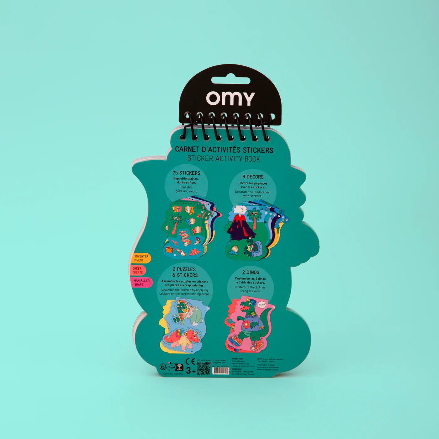 Libro de Pegatinas "Dino" – OMY