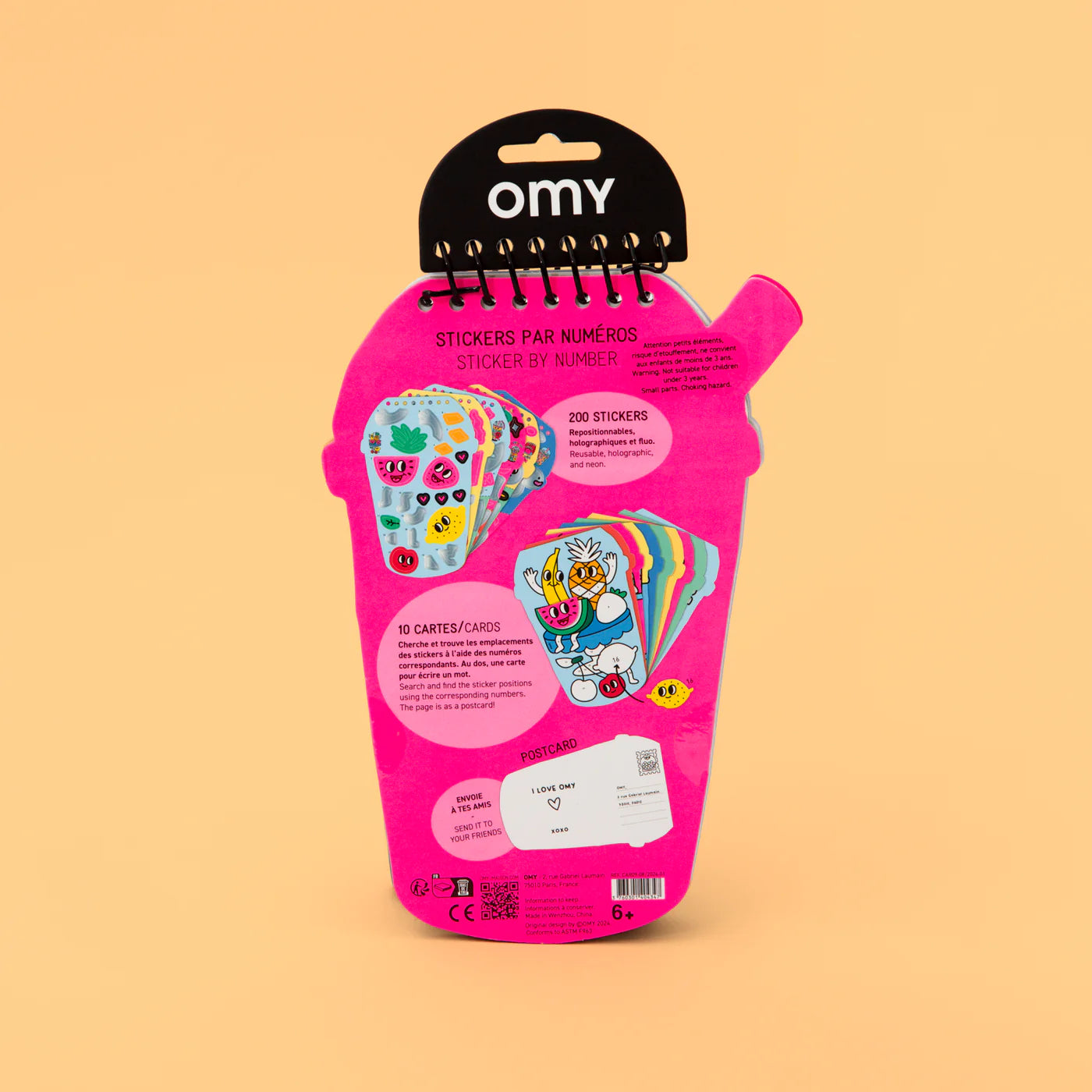 Libro de Pegatinas por Números "Bubble Tea" – OMY
