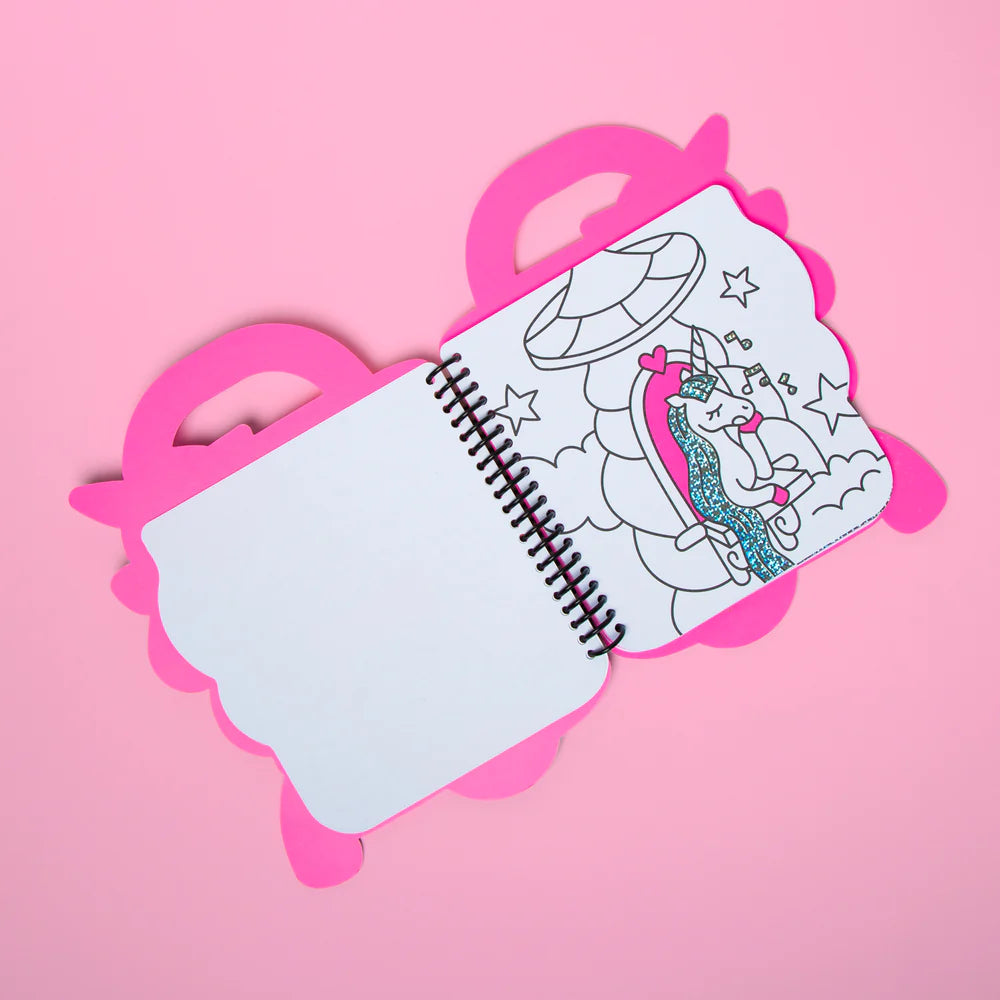 Libro de Pintar Unicornio – Lily - OMY (con ceras y pegatinas)