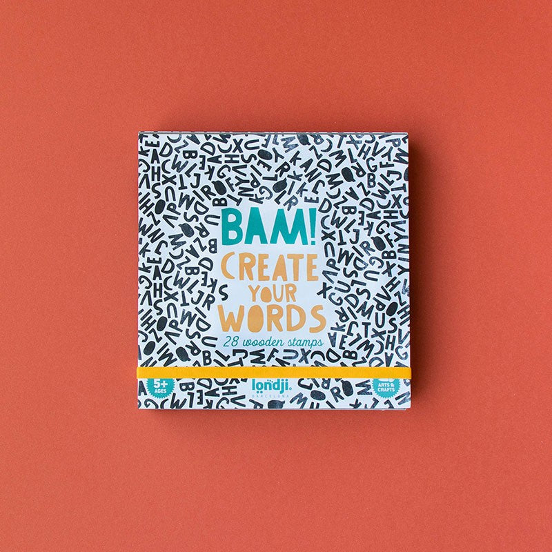 BAM! Create Your Words – Tampones de Madera (28) | Londji