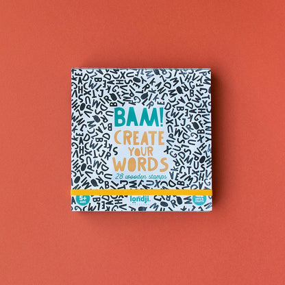 BAM! Create Your Words – Tampones de Madera (28) | Londji