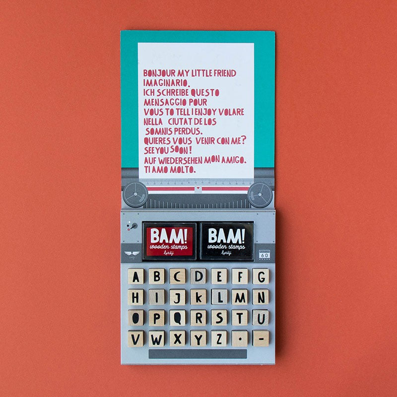 BAM! Create Your Words – Tampones de Madera (28) | Londji