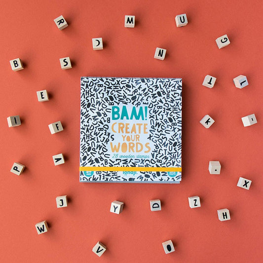 BAM! Create Your Words – Tampones de Madera (28) | Londji