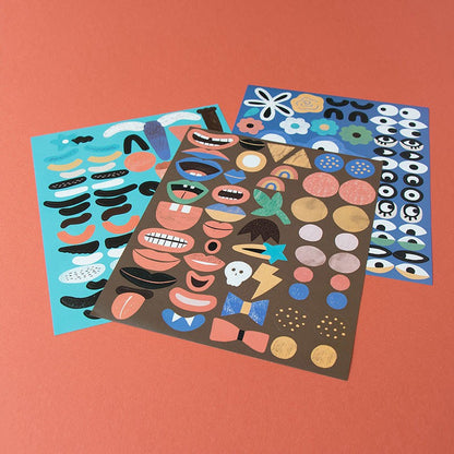 Make New Friends – Guirnaldas con caras y pegatinas | Londji