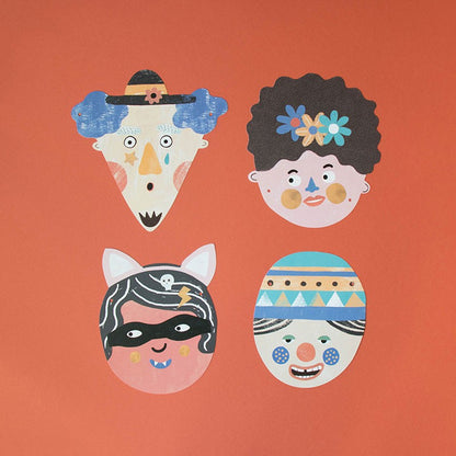 Make New Friends – Guirnaldas con caras y pegatinas | Londji