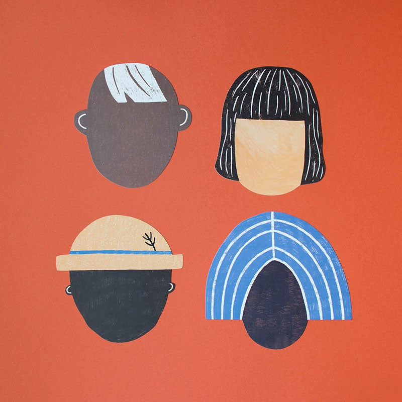 Make New Friends – Guirnaldas con caras y pegatinas | Londji