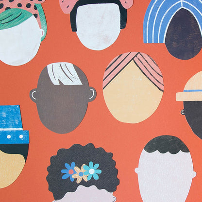 Make New Friends – Guirnaldas con caras y pegatinas | Londji