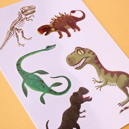 Dinosaur Tattoos Set de tatuajes temporales · Londji