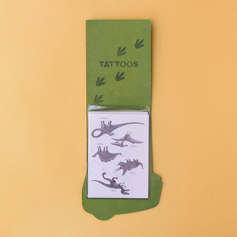 Dinosaur Tattoos Set de tatuajes temporales · Londji