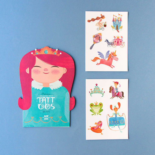 Princess Tattoos Set de tatuajes temporales · Londji