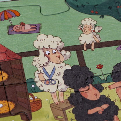 Puzzle  Farmtastic  + Juego de Observación (36 piezas) | Londji