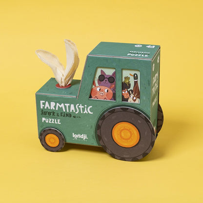 Puzzle  Farmtastic  + Juego de Observación (36 piezas) | Londji