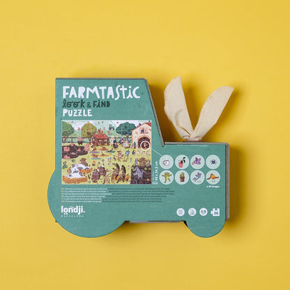 Puzzle  Farmtastic  + Juego de Observación (36 piezas) | Londji