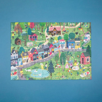 Puzzle The Mysterious Case of the Birthday Cake + Juego de detectives (100 piezas) | Londji