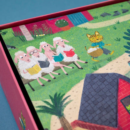 Puzzle The Mysterious Case of the Birthday Cake + Juego de detectives (100 piezas) | Londji