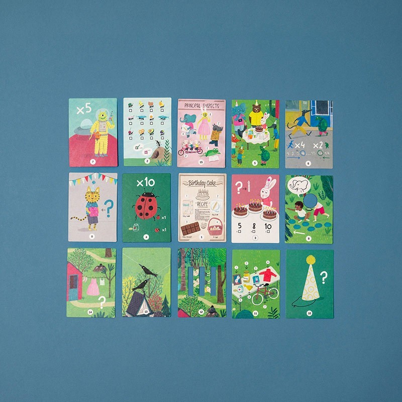 Puzzle The Mysterious Case of the Birthday Cake + Juego de detectives (100 piezas) | Londji