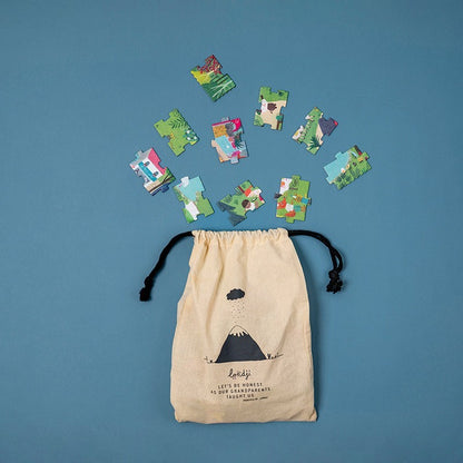 Puzzle The Mysterious Case of the Birthday Cake + Juego de detectives (100 piezas) | Londji