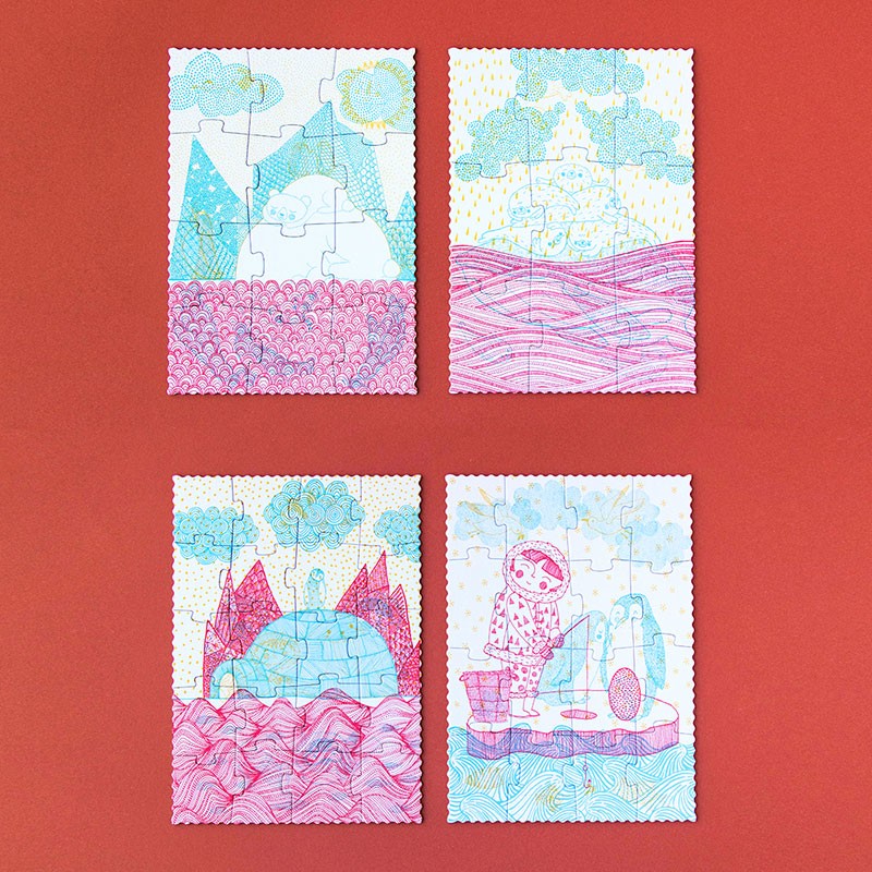 Puzzle Progresivo “Dans l’Igloo” + Gafas Mágicas | Londji