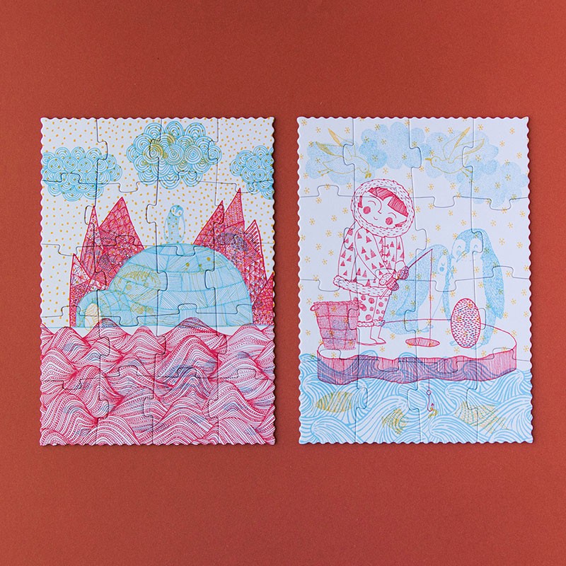 Puzzle Progresivo “Dans l’Igloo” + Gafas Mágicas | Londji