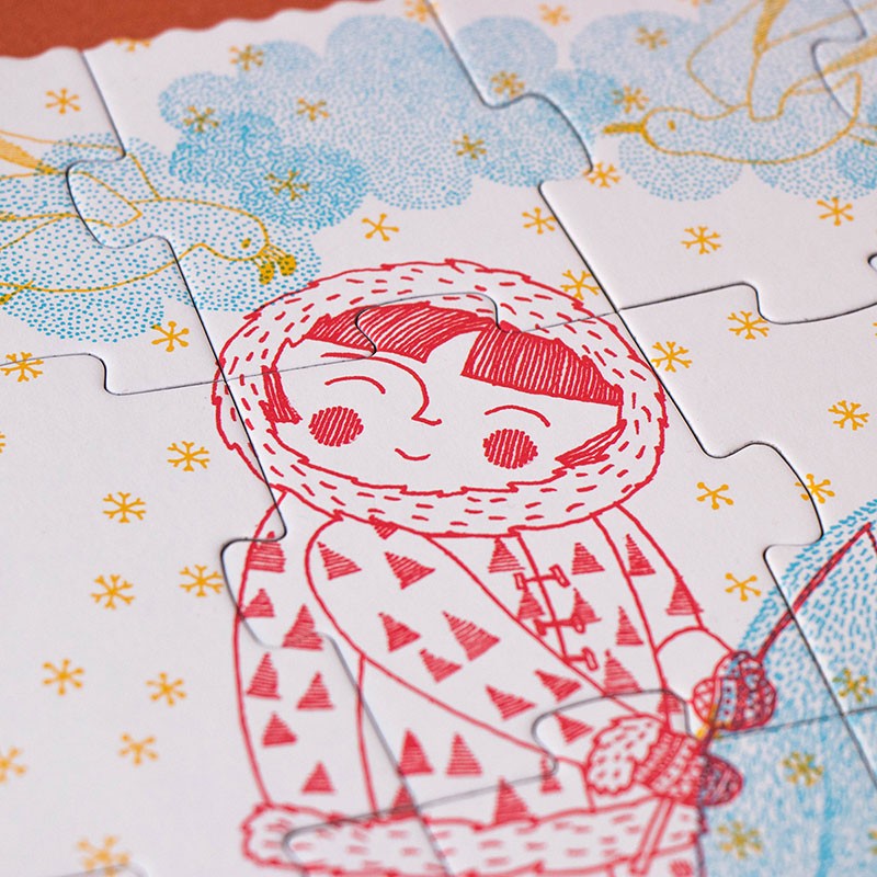 Puzzle Progresivo “Dans l’Igloo” + Gafas Mágicas | Londji